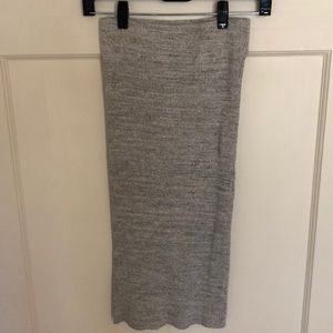 James Perse rib skinny skirt